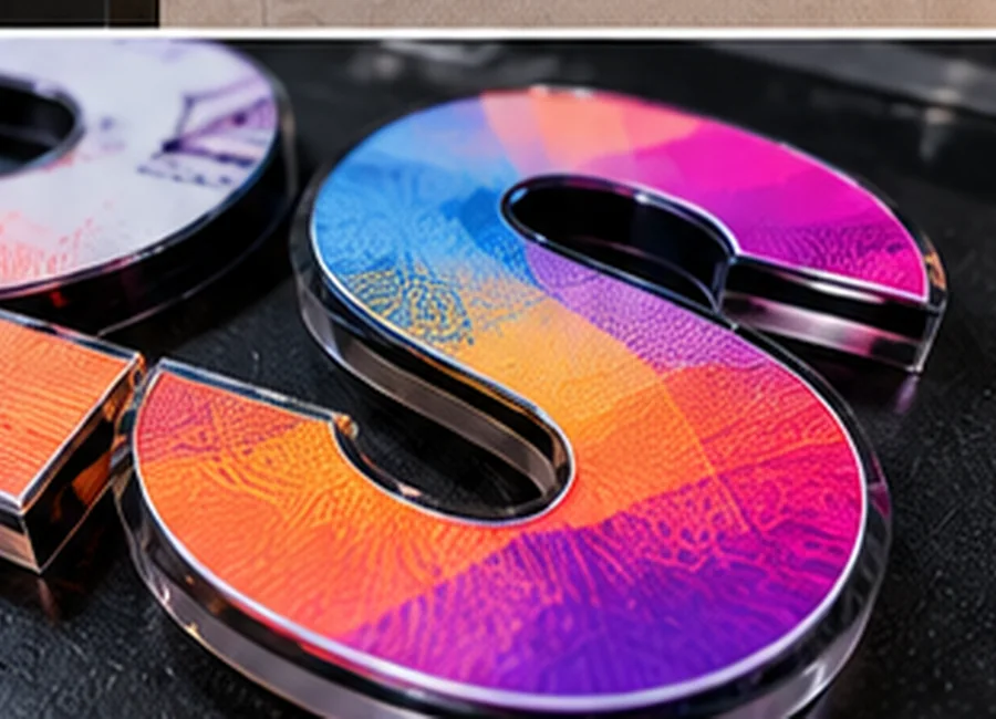 UV Printed 3D Letters